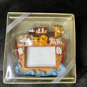 Sonoma Noah's Ark Picture Frame -2.5"x3.5" - So adorable! Brand New In Box